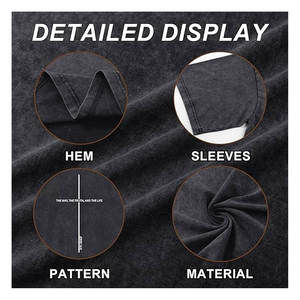 Camisetas Cristianas de Jesús para Hombre, Camiseta con Cruz y Versículo Bíblico, Estilo Acid Wash, Oversize, Gráficas, Vintage, Streetwear - Product Image 5