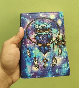 Journal en cuir vintage fait main avec pentagramme et pierres de guérison, cadran à cadenas antique, carnet de notes en cuir artisanal de qualité supérieure, journal occulte - Product Image 5