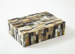 Buffalo Horn Luxury <b>Gift</b> <b>Box</b> With Polished Bracelet Jewelry <b>Box</b> Best Quality Horn <b>Box</b> With Low Price Product Made in India - Product Image 4