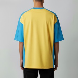 Camiseta Extra Grande para Hombre, Algodón Premium, Corte Holgado, Hombros Caídos, Estilo Urbano, Suave, Transpirable, Informal, Verano, Fabricación OEM ODM - Product Image 3