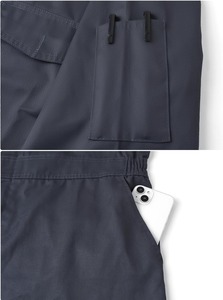 Combinaison de travail unisexe en polyester, haute visibilité, réfléchissante, certifiée Oeko-Tex, détecteur d'aiguilles - Product Image 4