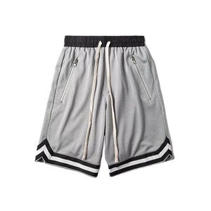 Custom OEM Casual Mens Streetwear Mesh Canvas Basketball Shorts Oversized Breathable Quick Dry Summer <b>Athletic</b> Gym Shorts - Product Image 1