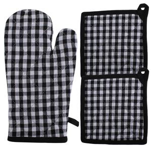 Maniques et gants de cuisine 100% coton, résistants à la chaleur, imperméables et lavables au lave-vaisselle - Product Image 5