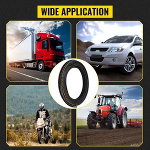 Tubo Idraulico a Spirale 1/4 Pollici X 100 Piedi, 5800 PSI, Treccia in Filo d'Acciaio ad Alta Resistenza, 2 Strati, 2B - Product Image 2