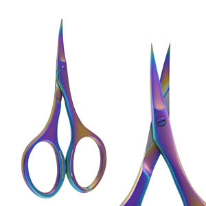 Tijeras para Cutículas Curvas de Acero Inoxidable, Ecológicas, Duraderas, con Hojas Afiladas, para Diestros, Manicura, Stahlmann Pro, Plegables - Product Image 3