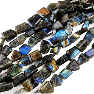 Hebras facetadas de labradorita, cuentas sueltas de piedras preciosas naturales de 8mm para fabricación de joyas, suministros de envoltura de alambre certificados GIA - Product Image 3