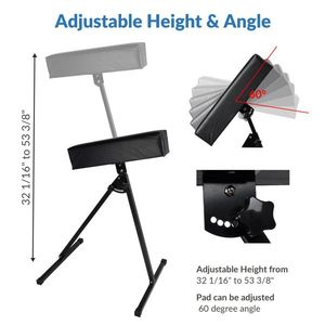 Adjustable Height Black Tattoo Armrest Stand Tripod Black Tattoo Arm Rest for Tattoo Supplies Permanent Makeup Accessories No - Product Image 2