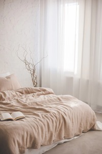 Housse de couette en lin pur européen en gros, taille personnalisée, service OEM/ODM pour hôtels et maisons, ensembles de housses de couette - Product Image 2