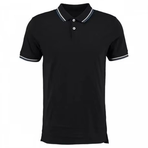 เสื้อโปโลผู้ชายแบบใหม่ ดีไซน์หน้าแบบ OEM สีสันตามสั่ง ขายส่ง คุณภาพสูง ระบายอากาศได้ดี ผ้าถักเนื้อแน่น - Product Image 2