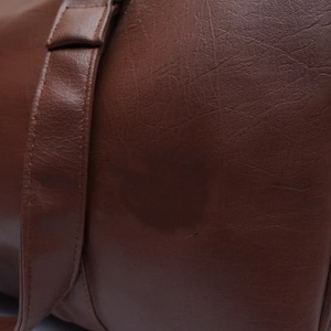 Bolsa de Viaje de Cuero Genuino Marrón de Moda con Asas Dobles y Diseño de Lujo para Fin de Semana, Proveedor Mayorista - Product Image 3