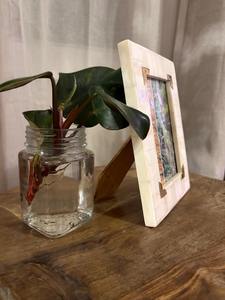 Marco de Fotos Rectangular con Incrustaciones de Hueso, Artículo de Regalo Artesanal Premium - Product Image 2