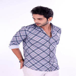 Chemise à Manches Courtes pour Homme Couleur Unie avec Col Cubain Coupe Ample et Imprimé Drapé Mince Respirant - Product Image 3