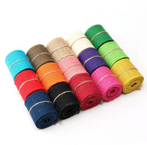 Tissu d'emballage cadeau en jute écologique – Tissu d'emballage rustique en fibres naturelles pour mariage, festival et décoration de cadeaux - Product Image 3