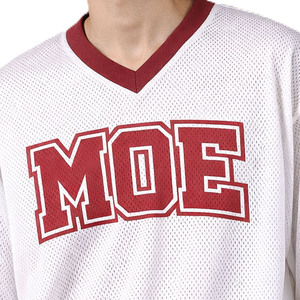 เสื้อเจอร์ซีย์อเมริกันฟุตบอลผู้ชายไซส์ใหญ่ ผ้าตาข่าย แขนยาว สตรีทแวร์ คอวี หมายเลขผู้เล่นแบบกำหนดเอง แฟชั่นเสื้อทีม - Product Image 2