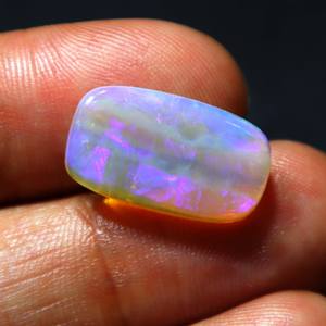 <b>7</b> Carat Natural Australian Opal Solid Coober Pedy Loose Gemstone Crystal Opal Blue <b>Fire</b> Handmade for Jewelry Making Stone - Product Image 3