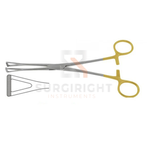 Pinces intestinales Duval 23 cm en acier inoxydable allemand, pince à organes digestifs CE ISO 13485 par Blush Surgical - Product Image 1
