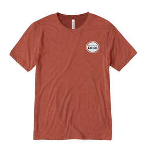 Camiseta Blanca de Algodón Peinado Suave, Ajuste Holgado, Mezcla de Poliéster/Algodón Ecológica, con Logotipo Frontal Impreso Digitalmente Personalizado, Venta al por Mayor - Product Image 5