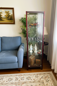 Vitrine à étagères en verre trempé TMG-G389 pour bar à domicile et rangement de objets de collection dans le salon, design moderne - Product Image 4