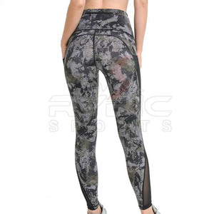 Wholesale Price Sublimation Leggings For Women Stretch Fabric Everyday Active Lifestyle Workout Yoga Clothing - Product Image 2