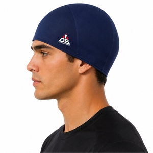 Bonnet de bain unisexe en silicone, ajustement confortable, élastique en spandex, accessoire de maillot de bain pour adulte, extensible et doux, service OEM, bonnet de bain imperméable - Product Image 4