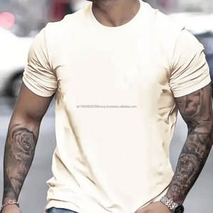 Camisetas Personalizadas de Alta Calidad, Camisetas Lisas de Algodón y Poliéster para Impresión, Nuevos Diseños, Camisetas Blancas para Sublimación, Camisetas para Hombre - Product Image 2