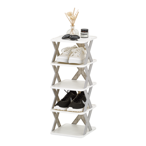 Space-saving modern PP vertical entrance multi-layer high narrow <b>shoe</b> <b>rack</b> - Product Image 2