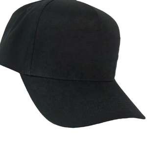 Gorras de Béisbol de 5 Paneles de Algodón Resistentes al Agua, Gorra Deportiva para Hombre, Gorras con Cierre a Presión para Exteriores, Color Negro Personalizado - Product Image 4