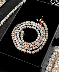 Accessoires de bijoux bracelet femme en or jaune avec diamant moissanite hip hop entièrement étincelant avec une clarté vvs améliorée - Product Image 1