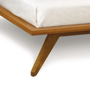 Wholesale Mid-Century Modern Floating Platform <b>Bed</b> | Solid Wood <b>Bed</b> with Angled Legs - Product Image 3