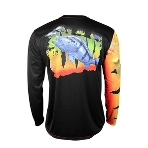 Chemises boutonnées pour hommes en marque privée, vêtements de pêche anti-UV avec logo personnalisé, chemises de pêche fabriquées en gros - Product Image 2