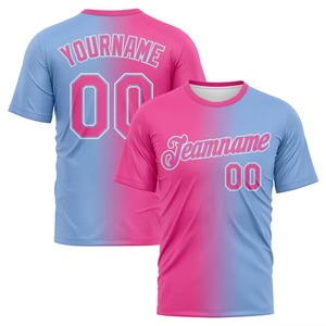 เสื้อเบสบอลแบบยูนิเซ็กซ์สั่งทำพิเศษ ปี 2026 ระบายอากาศได้ดี ผ้าฝ้าย 100% ป้องกันแบคทีเรีย ดีไซน์ไล่เฉดสี พร้อมปักชื่อและหมายเลขผู้เล่น โลโก้สั่งทำพิเศษ ลายมัดย้อม - Product Image 4