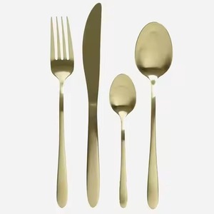 Premium Lifestyle <b>Dining</b> Collection Metal Cutlery <b>Set</b> for Contemporary Living <b>Spaces</b> - Product Image 4