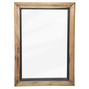 Handcrafted Wood <b>Framed</b> Mirror Home Decor | OEM Custom Wholesale MOQ 50 Pcs - Product Image 2