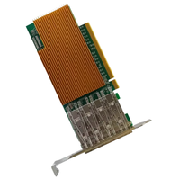 Carte réseau optique à fibre PCIE 25 Gb à 4 ports, fournie par l'usine, avec puce Intel E810-CAM2 pour serveurs