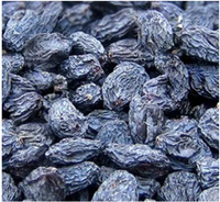 Gedroogde zwarte druiven, gemaakt van echte hele druiven, licht knapperig, natuurlijk zuur, perfect voor smoothies & bakken