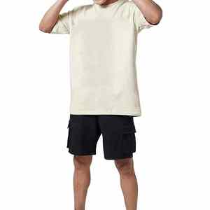 T-shirt en tricot pour homme, design moderne de haute qualité, lettrage personnalisé, durable, anti-rétrécissement, couleur personnalisée, prix de gros. - Product Image 5