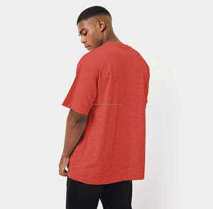 Camisetas de Hombre de Poliéster y Algodón, Diseño Simple, Color Liso, Logotipo con Impresión Digital, Tejido Grueso de 280 g/m², Corte Regular - Product Image 3