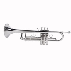 Set di Guanti Regolabili per Tromba in Nichel Argentato, Design Drop B per Strumenti a Fiato - Product Image 2