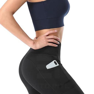 กางเกงขาสั้นโยคะเอวสูงไร้ตะเข็บ ระบายอากาศได้ดี เนื้อผ้าริบบิ้น ผสมสแปนเด็กซ์/ไนลอน แฟชั่นออกกำลังกาย สไตล์ใหม่ ยกกระชับสะโพก - Product Image 5