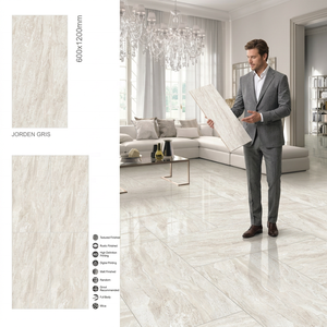 Ice Berge 60x120cm Digital Glossy Vitrified Porcelain Non-Slip <b>Wall</b> Floor Tiles for Swimming Pool Crystal White Collection - Product Image 3
