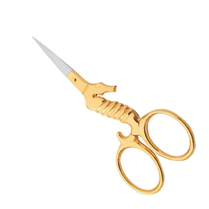 Ciseaux fantaisie de qualité supérieure en titane couleur or style cheval, ciseaux à fil, ciseaux à broder - Product Image 2