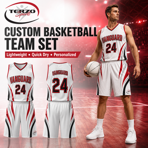Ensemble Maillot et Short de Basketball Personnalisé Blanc Premium à Séchage Rapide par Sublimation – Tenue Sportive d'Équipe Personnalisée – Fournisseur d'Usine - Product Image 2