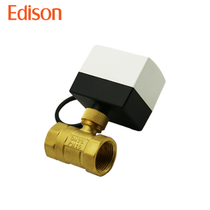 บอลวาล์วไฟฟ้า Edison Sev DN15/DN20/DN25 2 <span class=keywords><strong>3</strong></span>ทาง220/120/40V สามสาย IP50ควบคุมมอเตอร์สองทิศทาง - Product Image 1