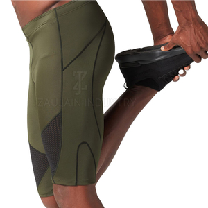 Smooth Fabric <b>Men</b> <b>Compression</b> Base Layer <b>Shorts</b> Stretch Fitness Training Running Sports Apparel <b>Compression</b> <b>Shorts</b> - Product Image 4