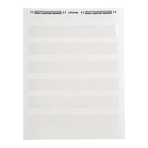 Étiquettes autocollantes en polyester Brady LaserTab A4 pour l'identification des câbles et des équipements de laboratoire - Product Image 3