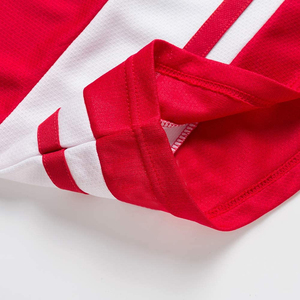 Men's Ice Hockey Jersey QASWA SPORTS Front Logo 100% Cotton Slim <b>Fit</b> <b>V</b>-neck Short Sleeve Breathable Sport Shirt - Product Image 5