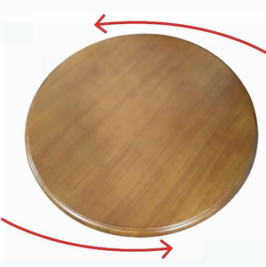 Plateau tournant en bois de qualité supérieure, plateau en bois sur mesure pour Lazy Susan - Product Image 3
