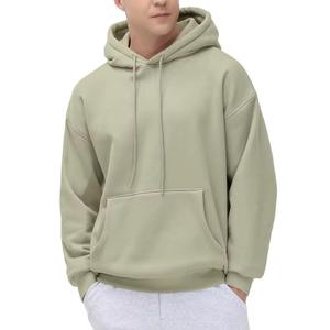 Athletic Blank High Quality Hoodie Wholesale 400 Gsm Fleece Thick <b>Sweatshirts</b> Mens Custom Plain Street Hoodies - Product Image 2