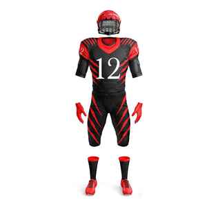 Uniforme de football américain à prix abordable, design personnalisé, dernier modèle, motif lettres, grandes tailles, vente chaude - Product Image 5