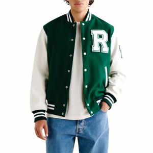 Vestes universitaires pour hommes, logo personnalisé, col montant, qualité supérieure - Product Image 1